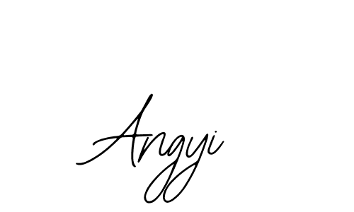 Similarly Bearetta-2O07w is the best handwritten signature design. Signature creator online .You can use it as an online autograph creator for name Angyi. Angyi signature style 12 images and pictures png