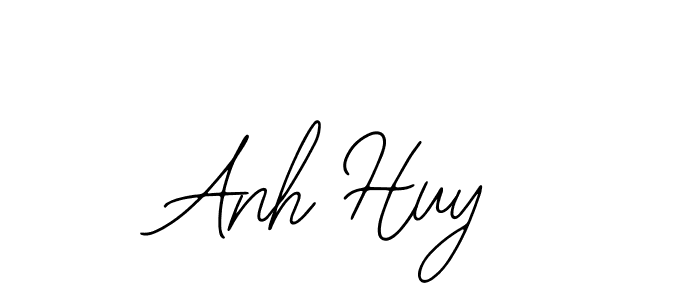 You should practise on your own different ways (Bearetta-2O07w) to write your name (Anh Huy) in signature. don't let someone else do it for you. Anh Huy signature style 12 images and pictures png