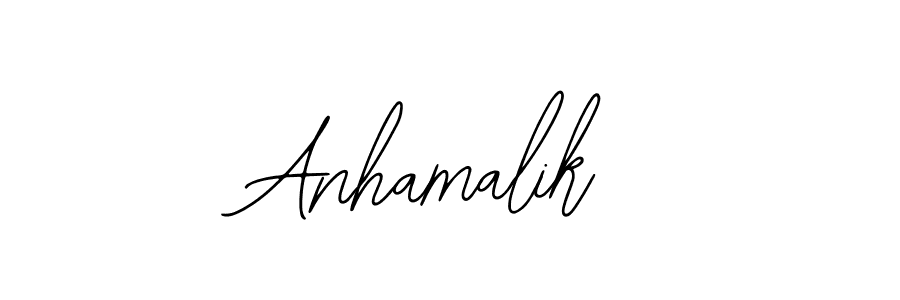The best way (Bearetta-2O07w) to make a short signature is to pick only two or three words in your name. The name Anhamalik include a total of six letters. For converting this name. Anhamalik signature style 12 images and pictures png