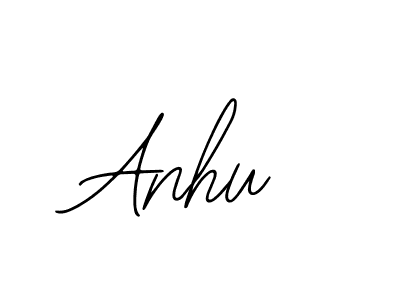 Use a signature maker to create a handwritten signature online. With this signature software, you can design (Bearetta-2O07w) your own signature for name Anhu. Anhu signature style 12 images and pictures png