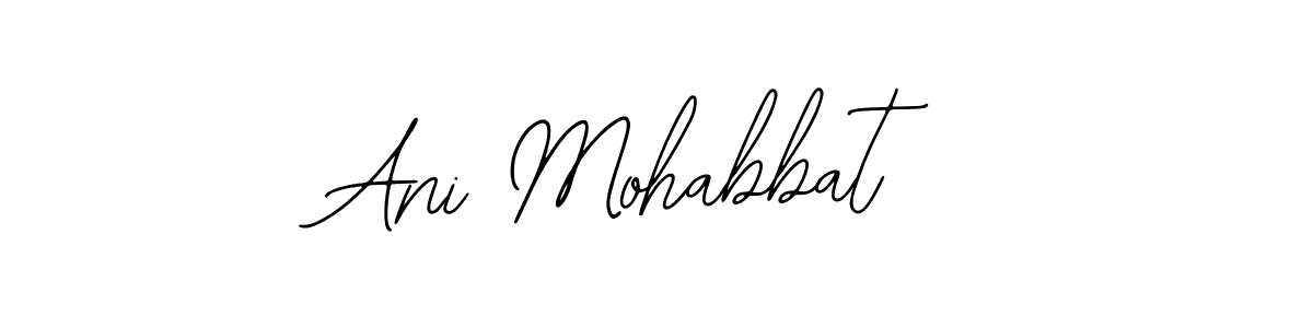 The best way (Bearetta-2O07w) to make a short signature is to pick only two or three words in your name. The name Ani Mohabbat include a total of six letters. For converting this name. Ani Mohabbat signature style 12 images and pictures png