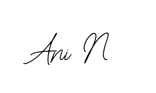 if you are searching for the best signature style for your name Ani N. so please give up your signature search. here we have designed multiple signature styles  using Bearetta-2O07w. Ani N signature style 12 images and pictures png