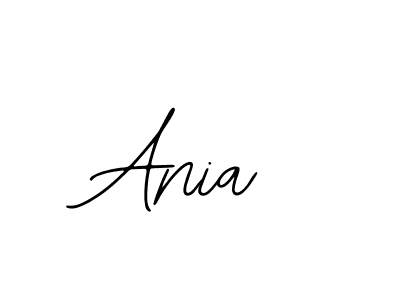How to make Ania name signature. Use Bearetta-2O07w style for creating short signs online. This is the latest handwritten sign. Ania signature style 12 images and pictures png