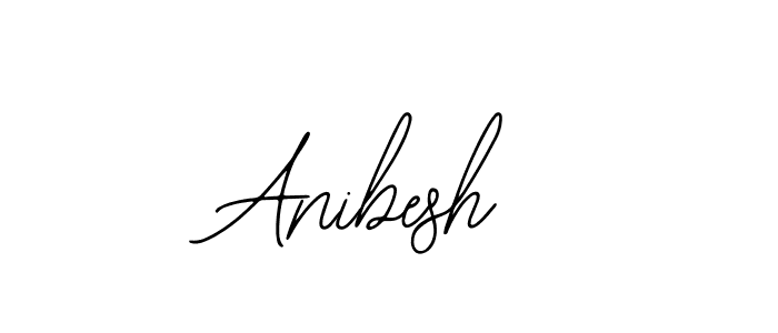 How to make Anibesh name signature. Use Bearetta-2O07w style for creating short signs online. This is the latest handwritten sign. Anibesh signature style 12 images and pictures png