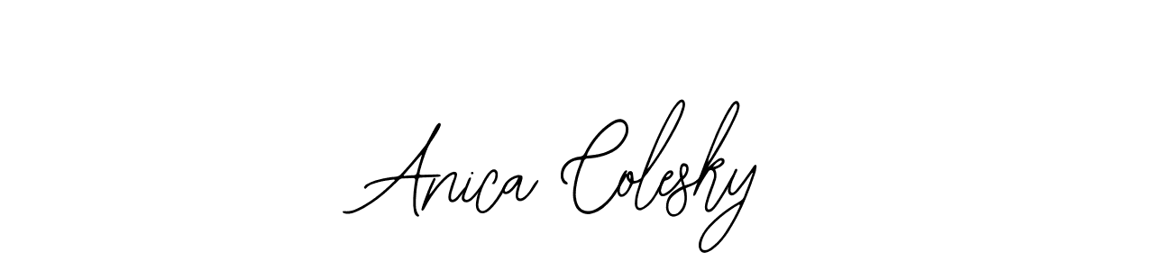 How to Draw Anica Colesky signature style? Bearetta-2O07w is a latest design signature styles for name Anica Colesky. Anica Colesky signature style 12 images and pictures png