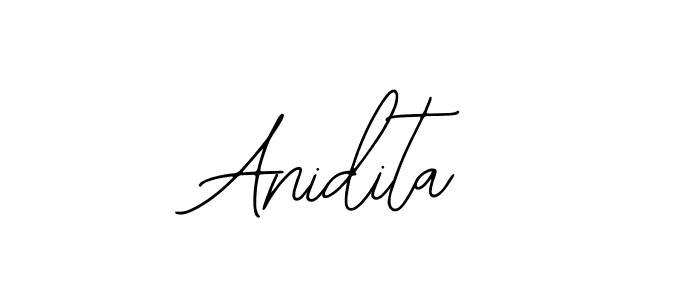 Design your own signature with our free online signature maker. With this signature software, you can create a handwritten (Bearetta-2O07w) signature for name Anidita. Anidita signature style 12 images and pictures png