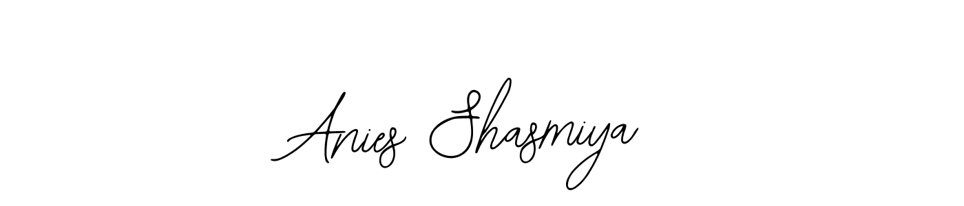 Make a beautiful signature design for name Anies Shasmiya. With this signature (Bearetta-2O07w) style, you can create a handwritten signature for free. Anies Shasmiya signature style 12 images and pictures png