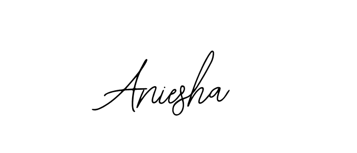 Similarly Bearetta-2O07w is the best handwritten signature design. Signature creator online .You can use it as an online autograph creator for name Aniesha. Aniesha signature style 12 images and pictures png