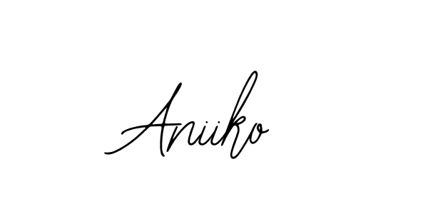 The best way (Bearetta-2O07w) to make a short signature is to pick only two or three words in your name. The name Aniiko include a total of six letters. For converting this name. Aniiko signature style 12 images and pictures png