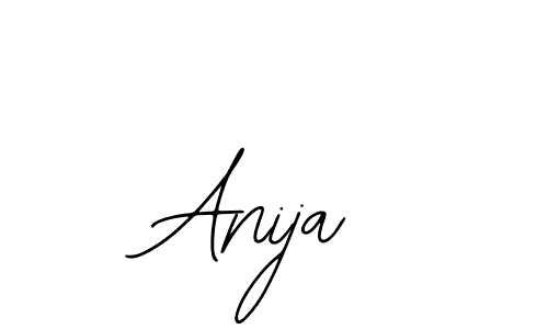 Use a signature maker to create a handwritten signature online. With this signature software, you can design (Bearetta-2O07w) your own signature for name Anija. Anija signature style 12 images and pictures png