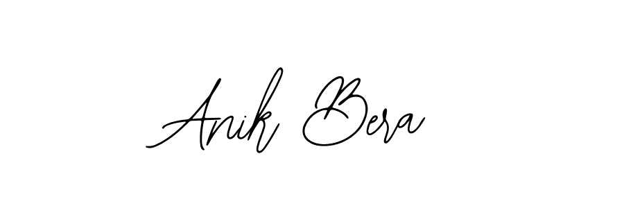 The best way (Bearetta-2O07w) to make a short signature is to pick only two or three words in your name. The name Anik Bera include a total of six letters. For converting this name. Anik Bera signature style 12 images and pictures png