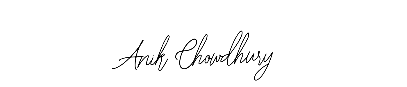 How to make Anik Chowdhury signature? Bearetta-2O07w is a professional autograph style. Create handwritten signature for Anik Chowdhury name. Anik Chowdhury signature style 12 images and pictures png