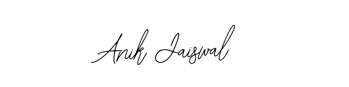 Anik Jaiswal stylish signature style. Best Handwritten Sign (Bearetta-2O07w) for my name. Handwritten Signature Collection Ideas for my name Anik Jaiswal. Anik Jaiswal signature style 12 images and pictures png