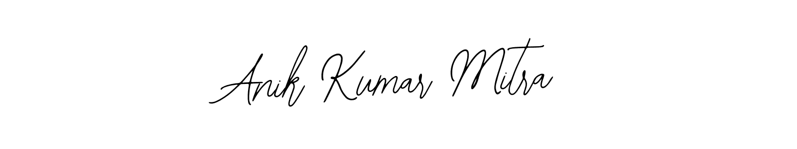 How to make Anik Kumar Mitra name signature. Use Bearetta-2O07w style for creating short signs online. This is the latest handwritten sign. Anik Kumar Mitra signature style 12 images and pictures png