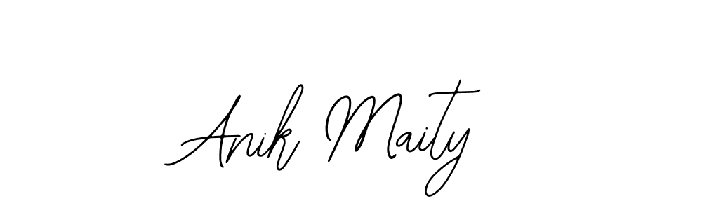 You should practise on your own different ways (Bearetta-2O07w) to write your name (Anik Maity) in signature. don't let someone else do it for you. Anik Maity signature style 12 images and pictures png