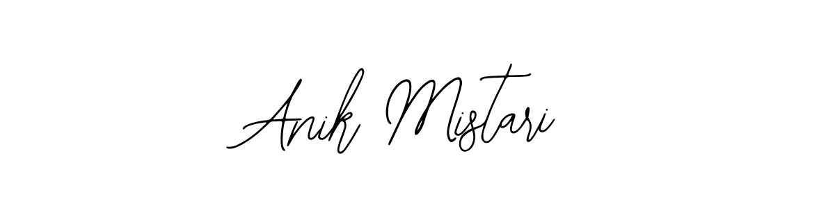 Use a signature maker to create a handwritten signature online. With this signature software, you can design (Bearetta-2O07w) your own signature for name Anik Mistari. Anik Mistari signature style 12 images and pictures png