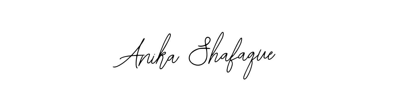 Similarly Bearetta-2O07w is the best handwritten signature design. Signature creator online .You can use it as an online autograph creator for name Anika Shafaque. Anika Shafaque signature style 12 images and pictures png