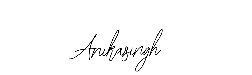 Use a signature maker to create a handwritten signature online. With this signature software, you can design (Bearetta-2O07w) your own signature for name Anikasingh. Anikasingh signature style 12 images and pictures png