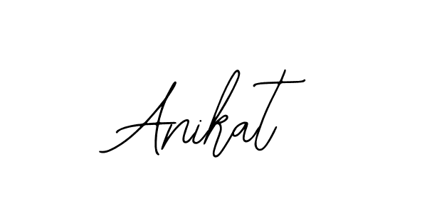 You should practise on your own different ways (Bearetta-2O07w) to write your name (Anikat) in signature. don't let someone else do it for you. Anikat signature style 12 images and pictures png