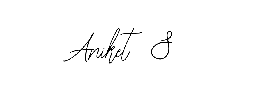Create a beautiful signature design for name Aniket  S. With this signature (Bearetta-2O07w) fonts, you can make a handwritten signature for free. Aniket  S signature style 12 images and pictures png