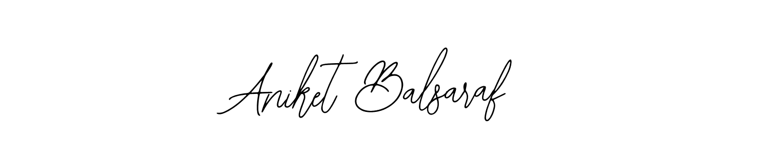 Use a signature maker to create a handwritten signature online. With this signature software, you can design (Bearetta-2O07w) your own signature for name Aniket Balsaraf. Aniket Balsaraf signature style 12 images and pictures png