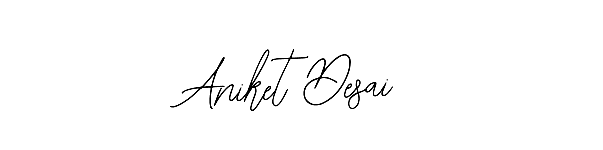 Use a signature maker to create a handwritten signature online. With this signature software, you can design (Bearetta-2O07w) your own signature for name Aniket Desai. Aniket Desai signature style 12 images and pictures png