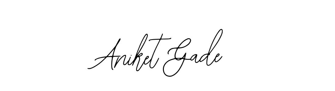 Aniket Gade stylish signature style. Best Handwritten Sign (Bearetta-2O07w) for my name. Handwritten Signature Collection Ideas for my name Aniket Gade. Aniket Gade signature style 12 images and pictures png