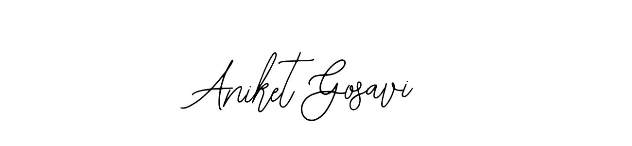 Aniket Gosavi stylish signature style. Best Handwritten Sign (Bearetta-2O07w) for my name. Handwritten Signature Collection Ideas for my name Aniket Gosavi. Aniket Gosavi signature style 12 images and pictures png