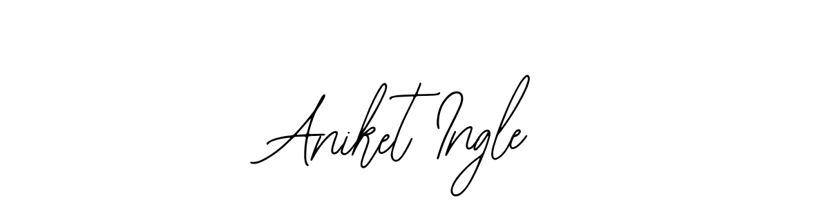 Best and Professional Signature Style for Aniket Ingle. Bearetta-2O07w Best Signature Style Collection. Aniket Ingle signature style 12 images and pictures png