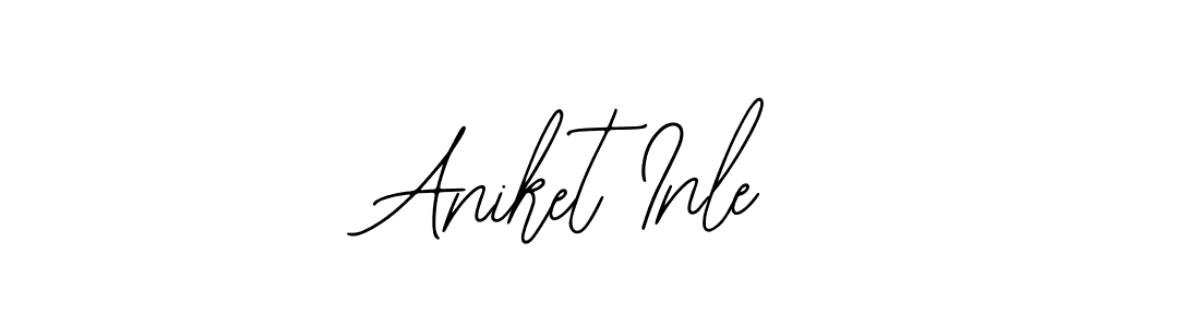 How to make Aniket Inle signature? Bearetta-2O07w is a professional autograph style. Create handwritten signature for Aniket Inle name. Aniket Inle signature style 12 images and pictures png