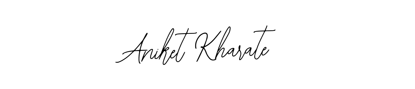 Bearetta-2O07w is a professional signature style that is perfect for those who want to add a touch of class to their signature. It is also a great choice for those who want to make their signature more unique. Get Aniket Kharate name to fancy signature for free. Aniket Kharate signature style 12 images and pictures png