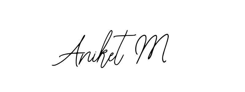 Here are the top 10 professional signature styles for the name Aniket M. These are the best autograph styles you can use for your name. Aniket M signature style 12 images and pictures png