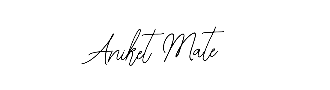 Also we have Aniket Mate name is the best signature style. Create professional handwritten signature collection using Bearetta-2O07w autograph style. Aniket Mate signature style 12 images and pictures png