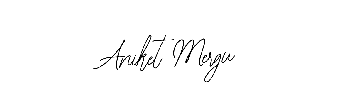 Make a beautiful signature design for name Aniket Mergu. With this signature (Bearetta-2O07w) style, you can create a handwritten signature for free. Aniket Mergu signature style 12 images and pictures png