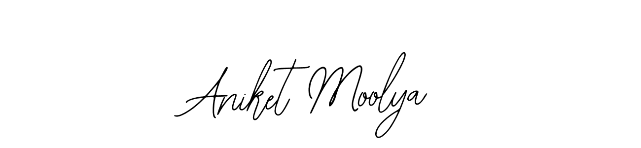 Make a beautiful signature design for name Aniket Moolya. Use this online signature maker to create a handwritten signature for free. Aniket Moolya signature style 12 images and pictures png
