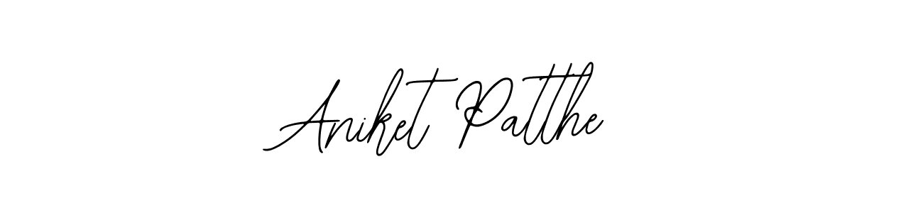 if you are searching for the best signature style for your name Aniket Patthe. so please give up your signature search. here we have designed multiple signature styles  using Bearetta-2O07w. Aniket Patthe signature style 12 images and pictures png