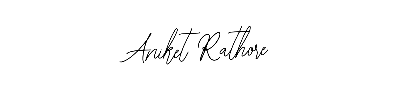 Aniket Rathore stylish signature style. Best Handwritten Sign (Bearetta-2O07w) for my name. Handwritten Signature Collection Ideas for my name Aniket Rathore. Aniket Rathore signature style 12 images and pictures png