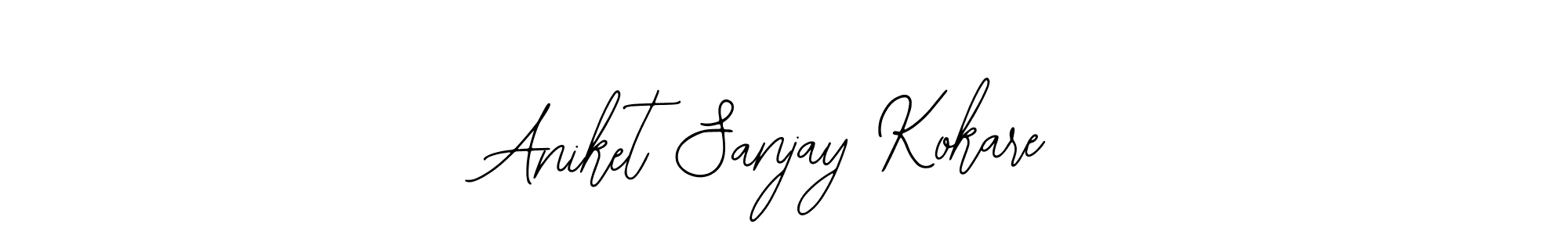 Also You can easily find your signature by using the search form. We will create Aniket Sanjay Kokare name handwritten signature images for you free of cost using Bearetta-2O07w sign style. Aniket Sanjay Kokare signature style 12 images and pictures png