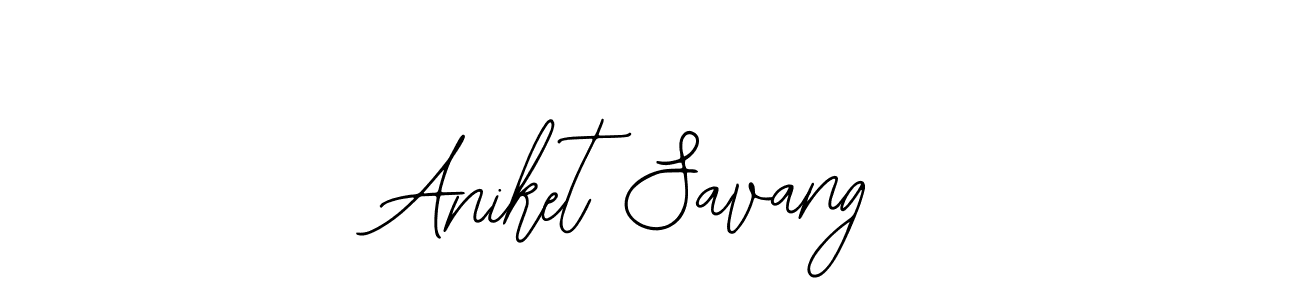 The best way (Bearetta-2O07w) to make a short signature is to pick only two or three words in your name. The name Aniket Savang include a total of six letters. For converting this name. Aniket Savang signature style 12 images and pictures png