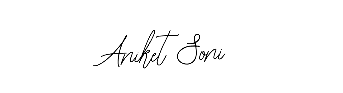 Make a beautiful signature design for name Aniket Soni. With this signature (Bearetta-2O07w) style, you can create a handwritten signature for free. Aniket Soni signature style 12 images and pictures png