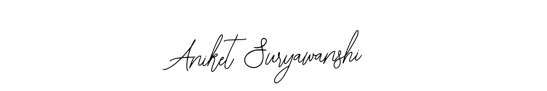 How to make Aniket Suryawanshi signature? Bearetta-2O07w is a professional autograph style. Create handwritten signature for Aniket Suryawanshi name. Aniket Suryawanshi signature style 12 images and pictures png
