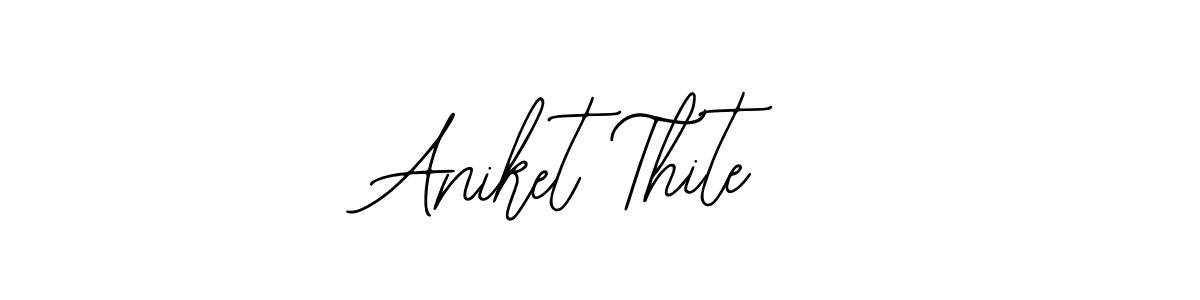 How to make Aniket Thite signature? Bearetta-2O07w is a professional autograph style. Create handwritten signature for Aniket Thite name. Aniket Thite signature style 12 images and pictures png