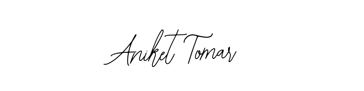 Also You can easily find your signature by using the search form. We will create Aniket Tomar name handwritten signature images for you free of cost using Bearetta-2O07w sign style. Aniket Tomar signature style 12 images and pictures png