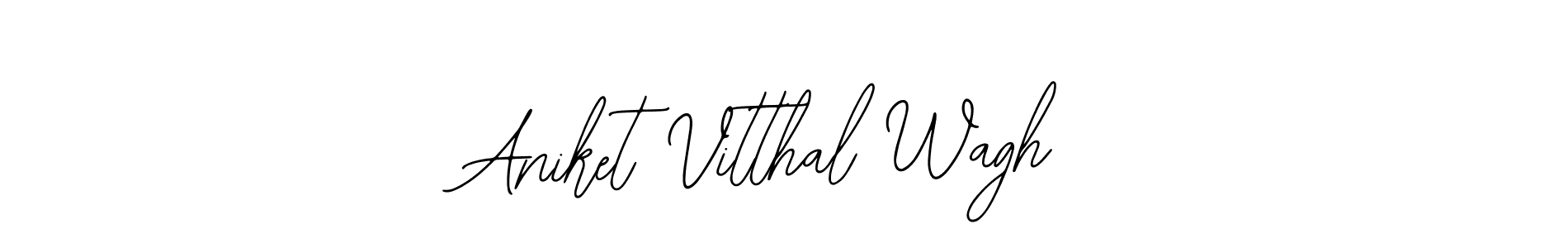 Make a beautiful signature design for name Aniket Vitthal Wagh. With this signature (Bearetta-2O07w) style, you can create a handwritten signature for free. Aniket Vitthal Wagh signature style 12 images and pictures png