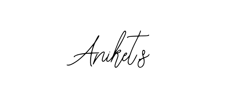 Make a beautiful signature design for name Aniket.s. With this signature (Bearetta-2O07w) style, you can create a handwritten signature for free. Aniket.s signature style 12 images and pictures png