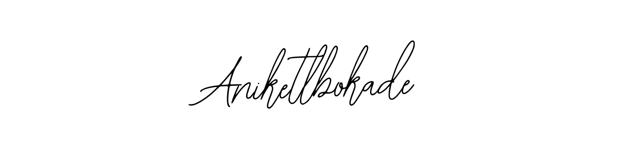 How to make Aniketlbokade signature? Bearetta-2O07w is a professional autograph style. Create handwritten signature for Aniketlbokade name. Aniketlbokade signature style 12 images and pictures png