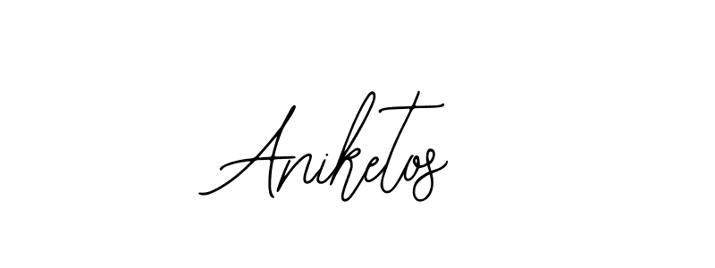Aniketos stylish signature style. Best Handwritten Sign (Bearetta-2O07w) for my name. Handwritten Signature Collection Ideas for my name Aniketos. Aniketos signature style 12 images and pictures png