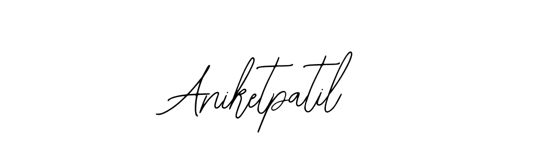 Use a signature maker to create a handwritten signature online. With this signature software, you can design (Bearetta-2O07w) your own signature for name Aniketpatil. Aniketpatil signature style 12 images and pictures png