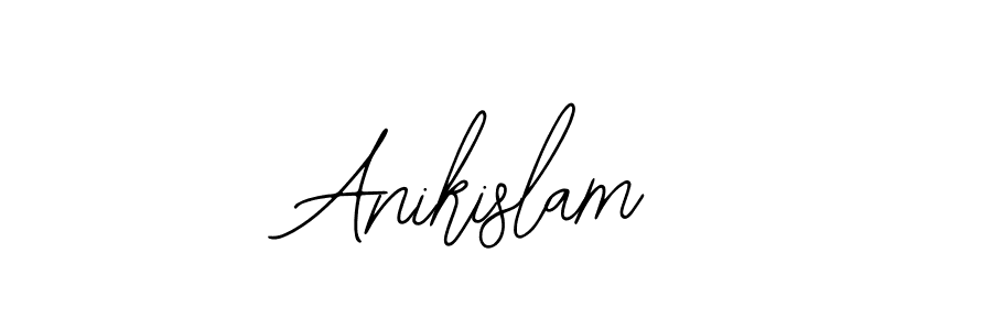 How to make Anikislam signature? Bearetta-2O07w is a professional autograph style. Create handwritten signature for Anikislam name. Anikislam signature style 12 images and pictures png