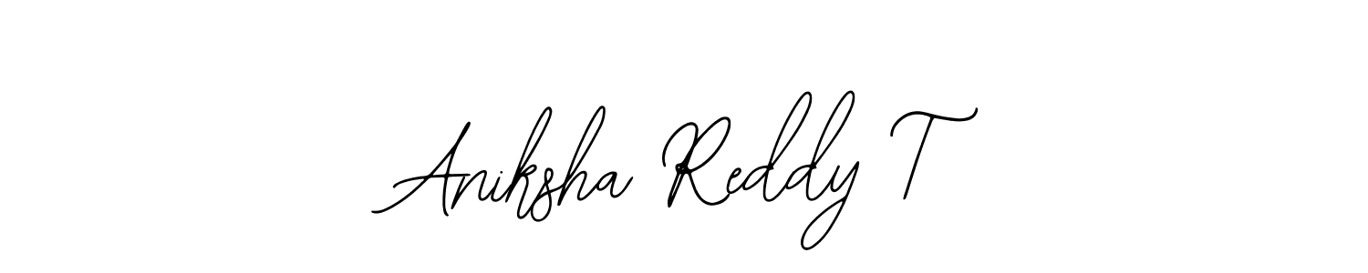 Make a beautiful signature design for name Aniksha Reddy T. With this signature (Bearetta-2O07w) style, you can create a handwritten signature for free. Aniksha Reddy T signature style 12 images and pictures png
